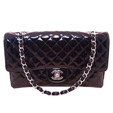 chanel patent bag|chanel patent flap bag.